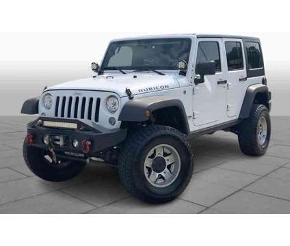 2018UsedJeepUsedWrangler Unlimited is a White 2018 Jeep Wrangler Unlimited Car for Sale in Kingwood TX