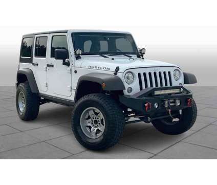 2018UsedJeepUsedWrangler Unlimited is a White 2018 Jeep Wrangler Unlimited Car for Sale in Kingwood TX