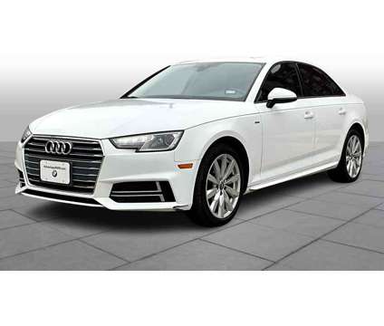 2018UsedAudiUsedA4 is a White 2018 Audi A4 Car for Sale in Houston TX