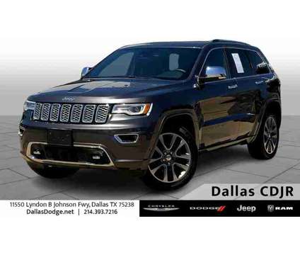 2018UsedJeepUsedGrand Cherokee is a Grey 2018 Jeep grand cherokee Car for Sale in Dallas TX