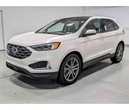 2019UsedFordUsedEdge is a Silver, White 2019 Ford Edge Car for Sale in Greensburg PA