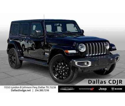 2021UsedJeepUsedWrangler 4xe is a Black 2021 Jeep Wrangler Car for Sale in Dallas TX