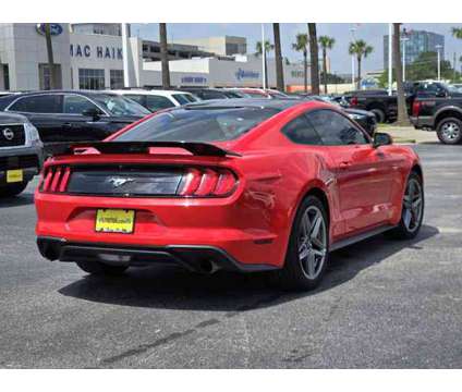 2021 Ford Mustang EcoBoost Premium is a Red 2021 Ford Mustang EcoBoost Car for Sale in Houston TX