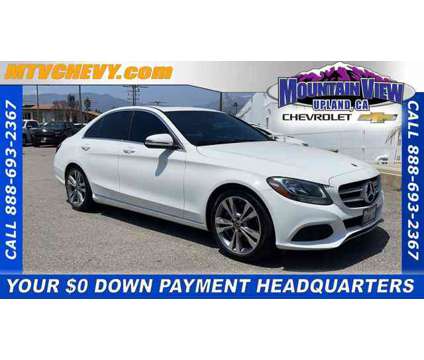 2018 Mercedes-Benz C-Class C 300 is a White 2018 Mercedes-Benz C Class C300 Car for Sale in Upland CA