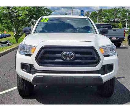2022 Toyota Tacoma 4WD SR is a White 2022 Toyota Tacoma Car for Sale in Sellersville PA