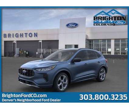 2024 Ford Escape ST-Line is a Blue 2024 Ford Escape Car for Sale in Brighton CO