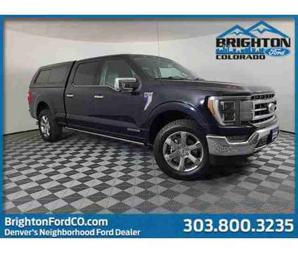 2021 Ford F-150 LARIAT is a Blue 2021 Ford F-150 Lariat Car for Sale in Brighton CO