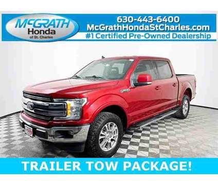 2019 Ford F-150 LARIAT is a Red 2019 Ford F-150 Lariat Car for Sale in Saint Charles IL