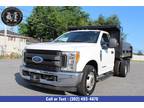 Used 2017 Ford Super 9ft Duty Dump truck F-350 DRW for sale.