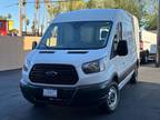 2019 Ford Transit 250 Van Medium Roof w Sliding Side Door w LWB Va White,