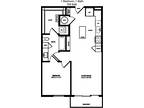 2 Floor Plan 1x1 - Knox Heights, Dallas, TX