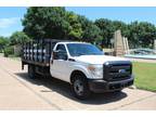 2016 Ford F-350 Super Duty Flat Bed Stake Bed Truck W/ Lift - Irving,Texas