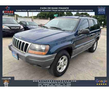 2001 Jeep Grand Cherokee for sale is a Blue 2001 Jeep grand cherokee Car for Sale in Dallas TX