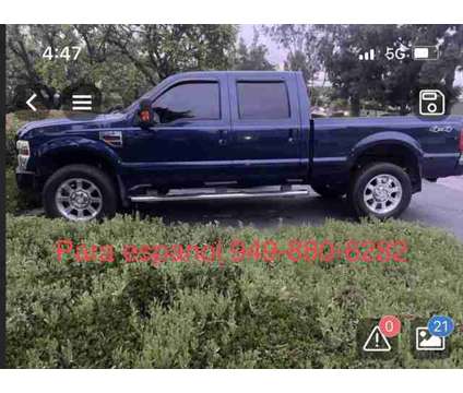 2008 Ford F350 Super Duty Crew Cab for sale is a Blue 2008 Ford F-350 Super Duty Car for Sale in Riverside CA