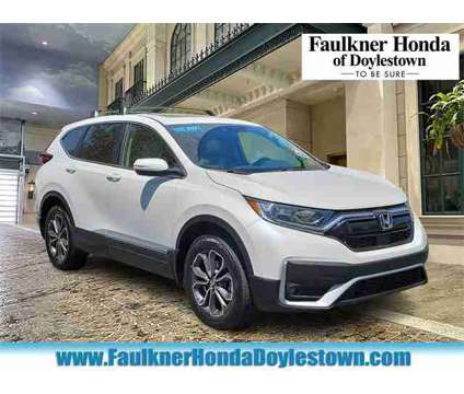 2021 Honda CR-V EX is a Silver, White 2021 Honda CR-V EX SUV in Doylestown PA