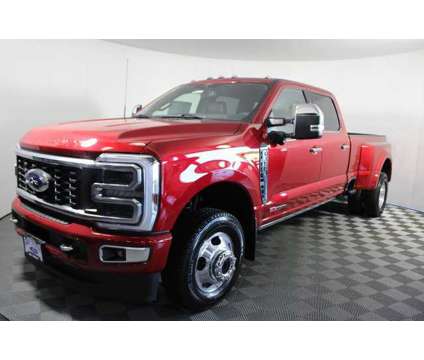 2024 Ford F-350SD Platinum DRW is a Red 2024 Ford F-350 Platinum Truck in Kansas City MO