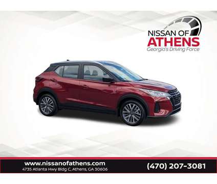 2024 Nissan Kicks SV is a Black, Red 2024 Nissan Kicks SV SUV in Athens GA