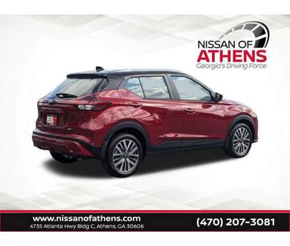 2024 Nissan Kicks SV is a Black, Red 2024 Nissan Kicks SV SUV in Athens GA