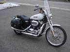 2008 Harley Davidson XL1200C White Gold Pearl Loaded/Extras 332 Miles