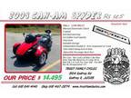 $14,495 2009 Can Am Spyder Rs Se5