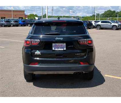 2020 Jeep Compass Limited 4X4 is a Black 2020 Jeep Compass Limited SUV in New Hudson MI