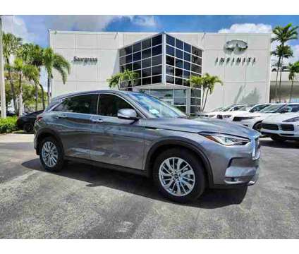 2024 Infiniti Qx50 Pure is a Grey 2024 Infiniti QX50 Pure SUV in Fort Lauderdale FL