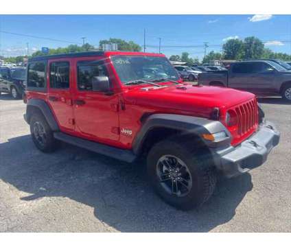 2019 Jeep Wrangler Unlimited Sport S 4x4 is a Red 2019 Jeep Wrangler Unlimited Sport SUV in Tuscumbia AL