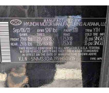 2023 Hyundai Santa Fe SEL is a Black 2023 Hyundai Santa Fe SUV in Sandy UT