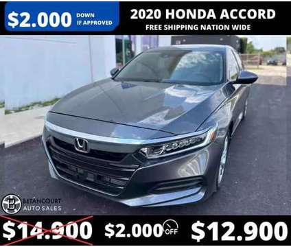 2020 Honda Accord for sale is a Grey 2020 Honda Accord Car for Sale in Miami FL