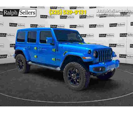 2023UsedJeepUsedWrangler is a Blue 2023 Jeep Wrangler Car for Sale in Gonzales LA