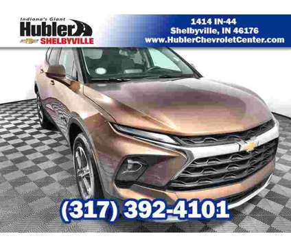 2023UsedChevroletUsedBlazer is a Gold 2023 Chevrolet Blazer Car for Sale in Shelbyville IN