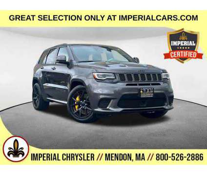 2018UsedJeepUsedGrand Cherokee is a Grey 2018 Jeep grand cherokee Trackhawk Car for Sale in Mendon MA