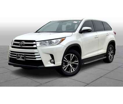 2019UsedToyotaUsedHighlander is a White 2019 Toyota Highlander Car for Sale in Houston TX