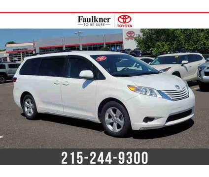 2017 Toyota Sienna LE is a White 2017 Toyota Sienna LE Car for Sale in Trevose PA