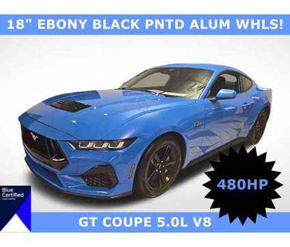 2024 Ford Mustang GT is a Blue 2024 Ford Mustang GT Car for Sale in Plymouth WI