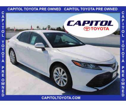 2018 Toyota Camry LE is a White 2018 Toyota Camry LE Car for Sale in San Jose CA