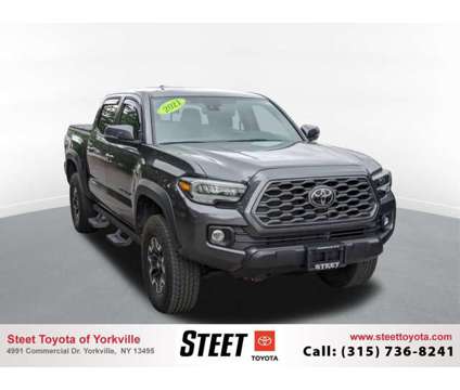 2021 Toyota Tacoma 4WD TRD Off-Road is a Grey 2021 Toyota Tacoma Car for Sale in Utica, NY NY
