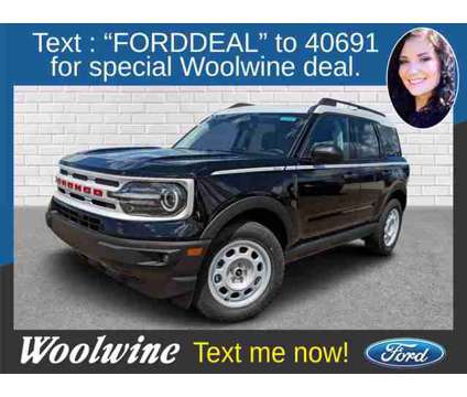 2024 Ford Bronco Sport Heritage is a Black 2024 Ford Bronco Car for Sale in Collins MS