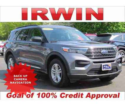 2022 Ford Explorer XLT is a Grey 2022 Ford Explorer XLT Car for Sale in Laconia NH