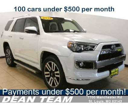 2014 Toyota 4Runner Limited is a White 2014 Toyota 4Runner Limited Car for Sale in Saint Louis MO