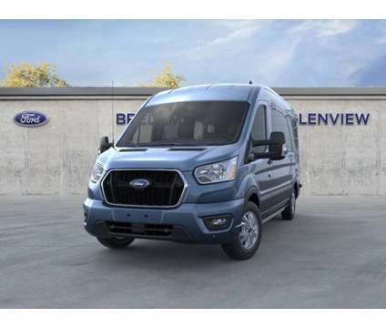2024 Ford Transit Passenger Wagon XLT is a Blue 2024 Ford Transit Car for Sale in Glenview IL