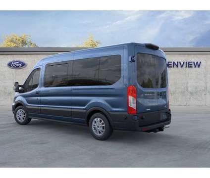 2024 Ford Transit Passenger Wagon XLT is a Blue 2024 Ford Transit Car for Sale in Glenview IL