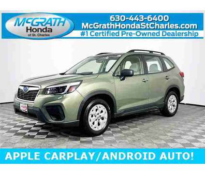 2021 Subaru Forester Base is a Green 2021 Subaru Forester 2.5i Car for Sale in Saint Charles IL