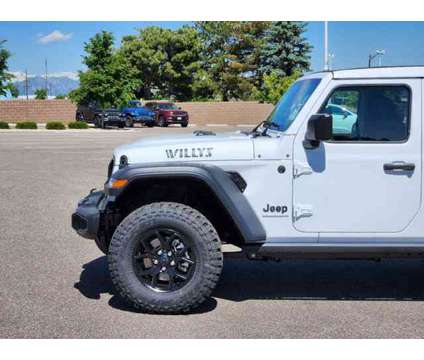 2024 Jeep Wrangler Willys is a White 2024 Jeep Wrangler Car for Sale in Denver CO