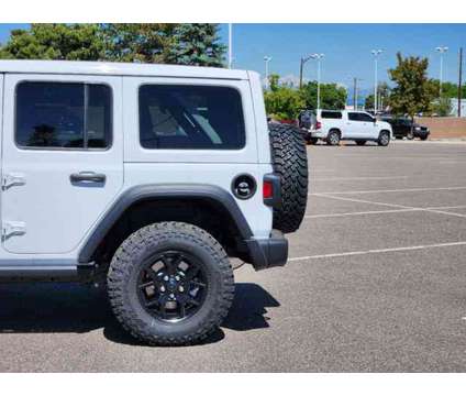 2024 Jeep Wrangler Willys is a White 2024 Jeep Wrangler Car for Sale in Denver CO
