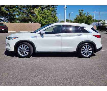 2020 Infiniti Qx50 Luxe is a White 2020 Infiniti QX50 Luxe Car for Sale in Denver CO