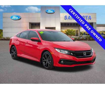 2020 Honda Civic Sport is a Red 2020 Honda Civic Sport Car for Sale in Sarasota FL