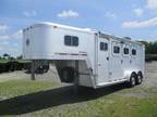 2000 Exiss 18' 3H Slant G/N W/A/C and Awning 3 horses