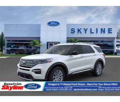 2024 Ford Explorer Limited is a White 2024 Ford Explorer Limited SUV in Salem OR