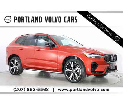 2022 Volvo XC60 Recharge Plug-In Hybrid T8 R-Design is a Red 2022 Volvo XC60 T8 R-Design Hybrid in Scarborough ME